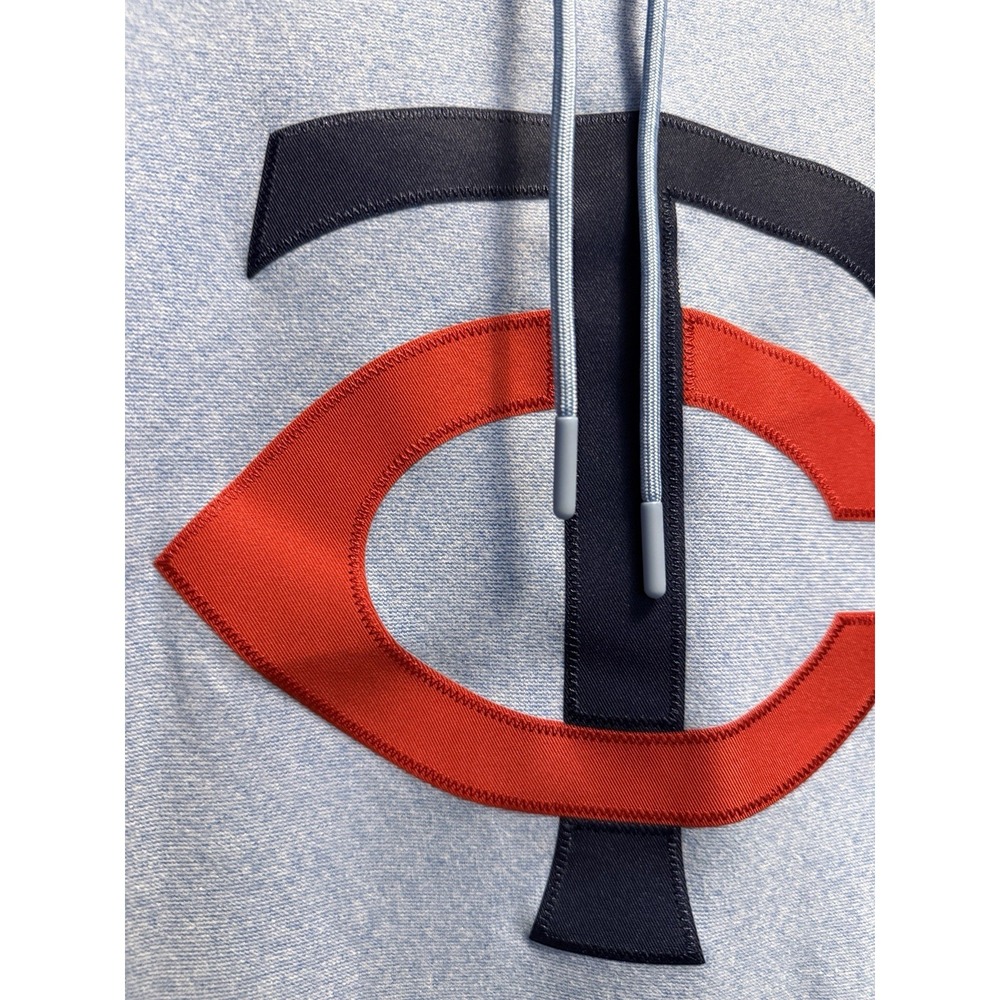 ANTIGUA MINNESOTA TWINS MENS LIGHT BLUE CLOUD LONG SLEEVE HOODIE SIZE MEDIUM NWT - Picture 3 of 9